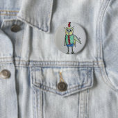 Chicken Badge Button (In situ)