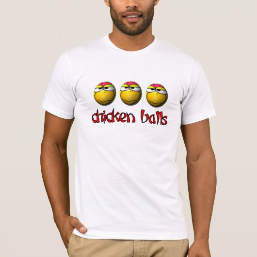 Chicken Balls T-Shirt (Voorkant)