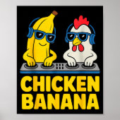 Chicken Banana Dj  Poster (Voorkant)