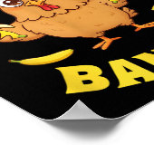 Chicken Banana Funny Poster (Hoek)