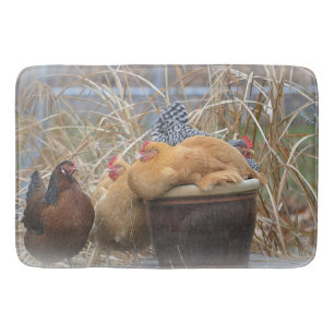Chicken Bath/Kitchen Mat