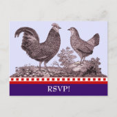 Chicken BBQ RSVP Response Kaart (Voorkant)