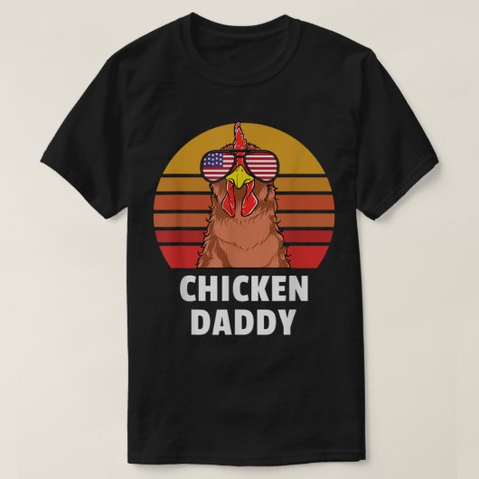 Chicken Best Cuckin-vader ooit T-shirt (Design voorkant)