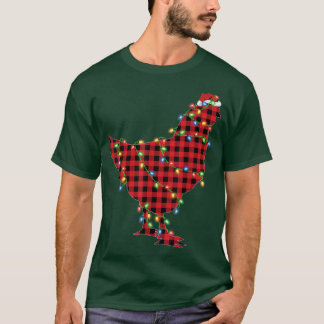 Chicken Bird Xmas Licht Red Buffalo Plays Chicken T-shirt