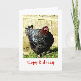 Chicken Birthday Kaart