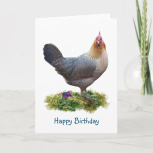 Chicken Birthday-kaart Kaart