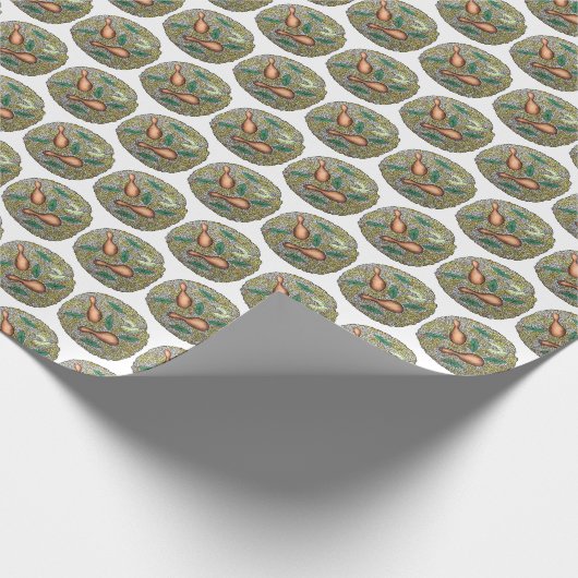 Chicken Biryani Indian Mixed Rice Dish Food Dinner Cadeaupapier (Hoek)