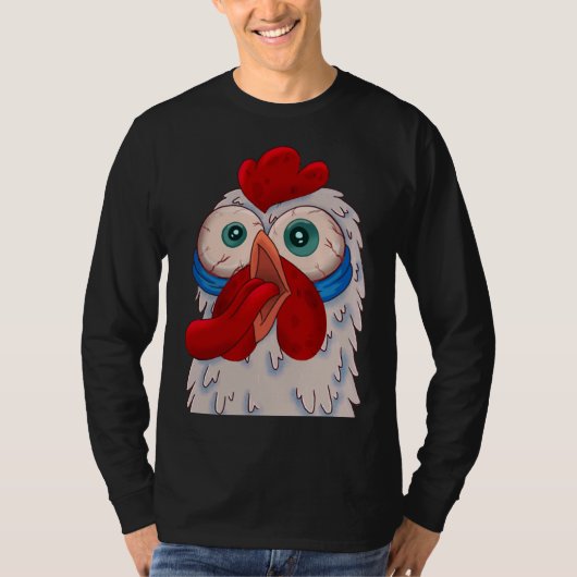 Chicken Bloodshot T-shirt (Voorkant)