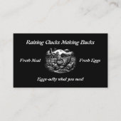 Chicken Boerderij Funny Visitekaartje (Voorkant)