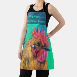 Chicken Boerderij Personalized  Schort