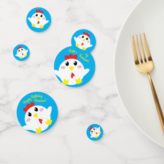 Chicken Boerderij verjaardagsfeestje Kinder Confetti (Groep)