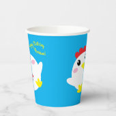 Chicken Boerderij verjaardagsfeestje Kinder Papieren Bekers (Links)