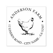 Chicken Boerderij Zelfinkkend stempel (Design)