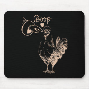 Chicken Boop Christmas Boerderij Animal Xmas Chick Muismat