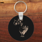 Chicken Boop Christmas Boerderij Animal Xmas Chick Sleutelhanger (Voorkant)