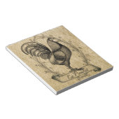Chicken Burlap Notitieblok (Schuin)
