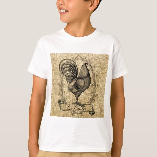  Chicken Burlap T-shirt (Voorkant)