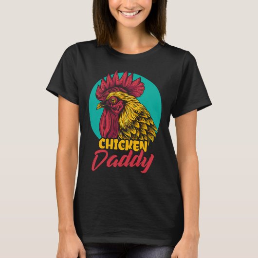 Chicken Butt Chicken Dad Farmer T-shirt (Voorkant)