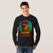 Chicken Butt Chicken Dad Farmer T-shirt (Voorkant volledig)