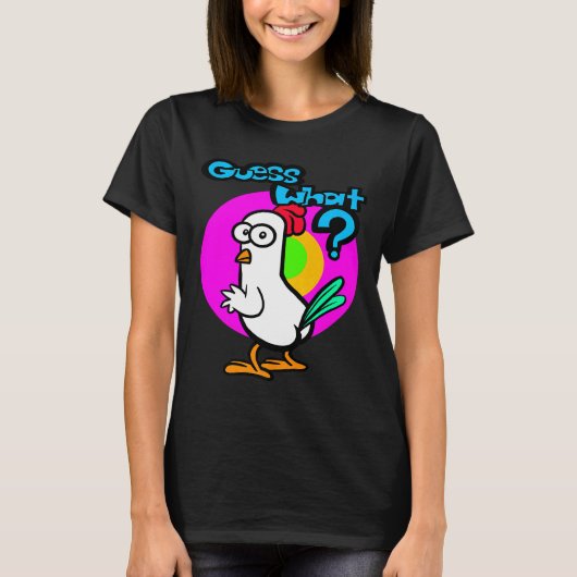 Chicken Butt raad wat 22 T-shirt (Voorkant)