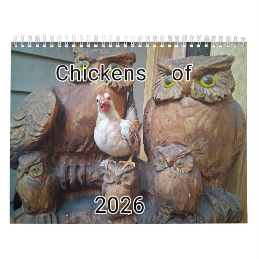 Chicken Calendar 2026 Kalender (Hoes)