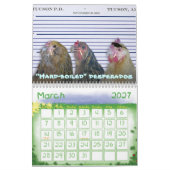 Chicken Calendar Kalender (Mar 2027)