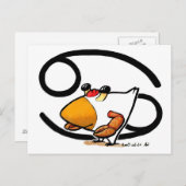 Chicken Cancer-Briefkaart Briefkaart (Voorkant / Achterkant)