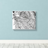 Chicken Canvas Afdruk (Insitu (Houten vloer))