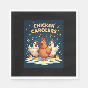 Chicken Carolers Servet