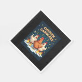 Chicken Carolers Servet (Hoek)