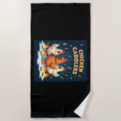 Chicken Carolers Strandlaken (Voorkant)