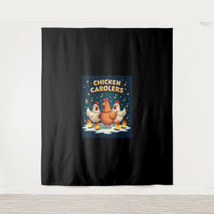 Chicken Carolers Wandkleed