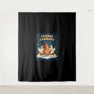 Chicken Carolers Wandkleed