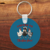 Chicken Cheers To The New Year  Sleutelhanger (Voorkant)