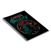 Chicken Chick Mannen  Chicken Dad Funny Pou Notitieboek (Rechterzijde)