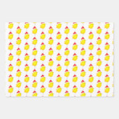 Chicken chick yellow watercolor stylish inpakpapier vel (Voorkant)