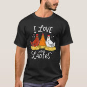 Chicken Chicken Eggs Farmer Funny T-shirt (Voorkant)