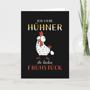 Chicken Chickens Gezegde Funny Kaart