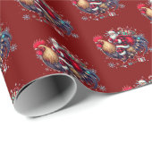 Chicken Christmas Gift Wrap | sinterklaas Cadeaupapier (Rol Hoek)