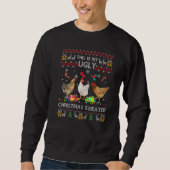 Chicken Christmas This Is My Ugly Sweater Funny Pr (Voorkant)