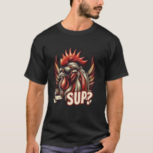 Chicken Cool Haan met zonnebril Sup T-shirt