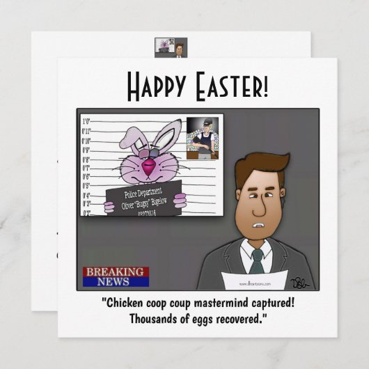 Chicken Coop Coup Flat Kaart (Voorkant / Achterkant)