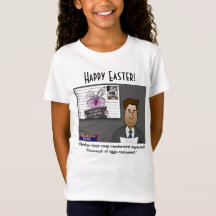 Chicken Coop Coup Masterminy Girl's White T-Shirt