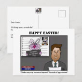 Chicken Coop Coup Paasfeest Briefkaart (Voorkant / Achterkant)