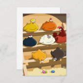 Chicken Coop Easter Eggs Kaart (Voorkant / Achterkant)