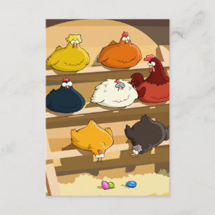Chicken Coop Easter Eggs Kaart