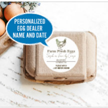 Chicken Coop Gepersonaliseerde Egg Dealer Naam