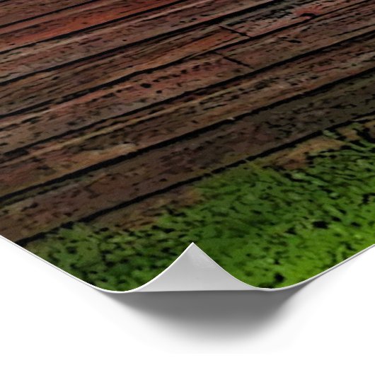 Chicken Coop in Spring Poster (Hoek)