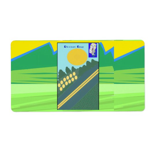 Chicken Coup  Etiket (Voorkant)