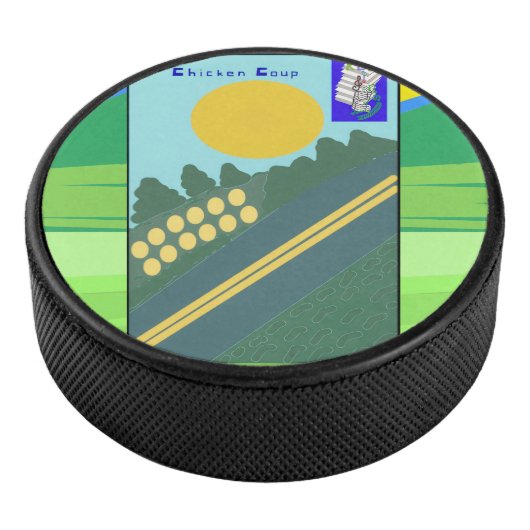 Chicken Coup Hockey Puck (3/4)